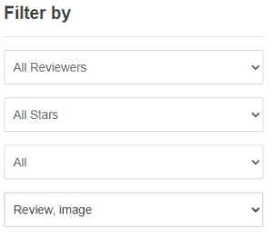 extended product review plugin allows customer to filter review options